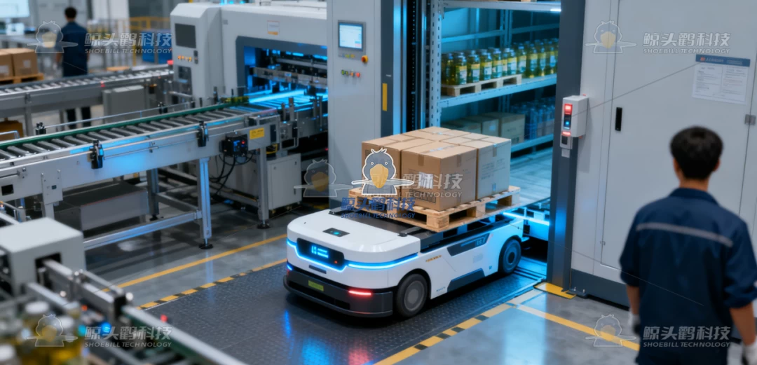 AGV များကို ASRS နှင့် ပေါင်းစပ်ထားသည်။ AGV များကို ASRS နှင့် ပေါင်းစပ်ထားသည်။