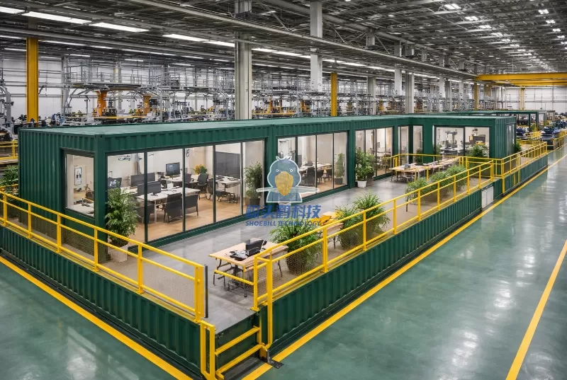 ကွန်တိန်နာရုံးခန်းဧရိယာစီမံကိန်းနှင့် လုပ်ငန်းခွင်စီမံခန့်ခွဲမှု၏ ပေါင်းစပ်ဆန်းသစ်တီထွင်မှု